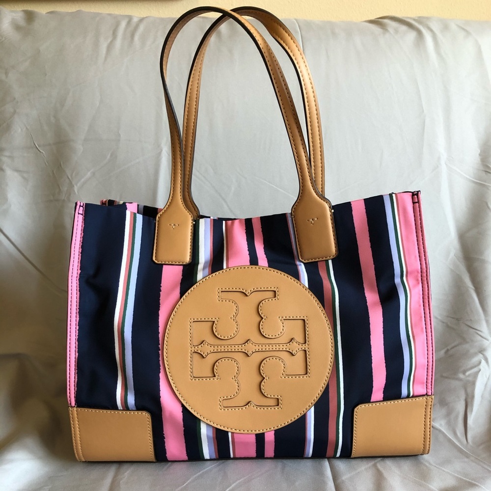 Tory Burch Striped Tote